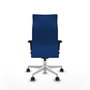 Piqueras Y Crespo Fauteuil Albacete Bleu avec Mécanisme Synchrone et Accoudoirs 1D