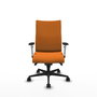 Piqueras Y Crespo Silla Albacete confidente, Orange, avec mécanisme Synchro et accoudoirs ByN
