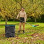 Gardena Sac de jardin Pop Up carré 127 l noir/bleu recyclé