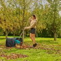 Gardena Sac de jardin Pop Up carré 127 l noir/bleu recyclé
