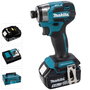 Makita DTD173RTJ Visseuse à impact sans fil avec 2 batteries 5,0 Ah et mallette MAKPAC