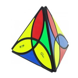 Qiyi Clover Pyraminx noir