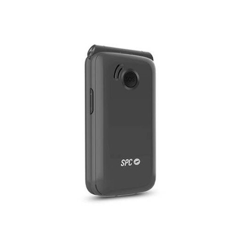 SPC Stella 2 Titanium Téléphone Mobile à Clapet pour Seniors avec Bouton SOS et Bluetooth