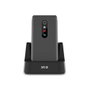 SPC Stella 2 Titanium Téléphone Mobile à Clapet pour Seniors avec Bouton SOS et Bluetooth