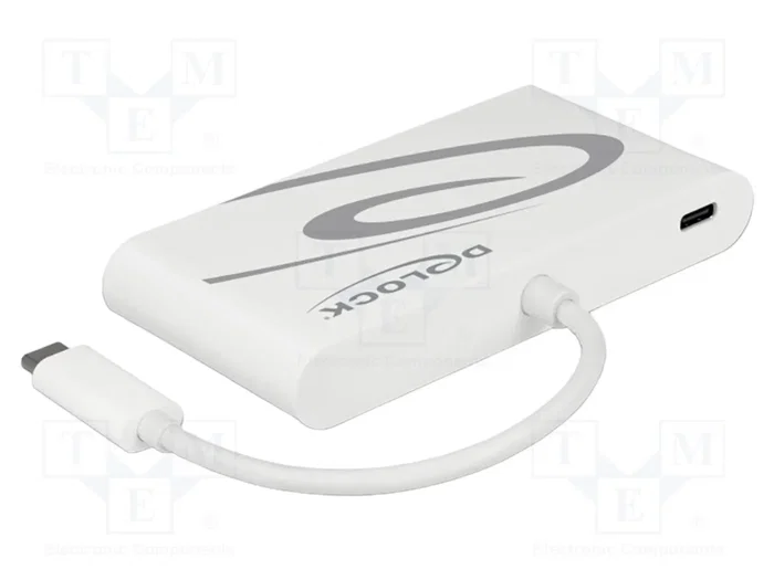 DELOCK Hub USB 3.0 avec 5 ports et connexion réseau 10/100/1000Mbps - Blanc DELOCK Hub USB 3.0 avec 5 ports et connexion réseau 10/100/1000Mbps - Blanc