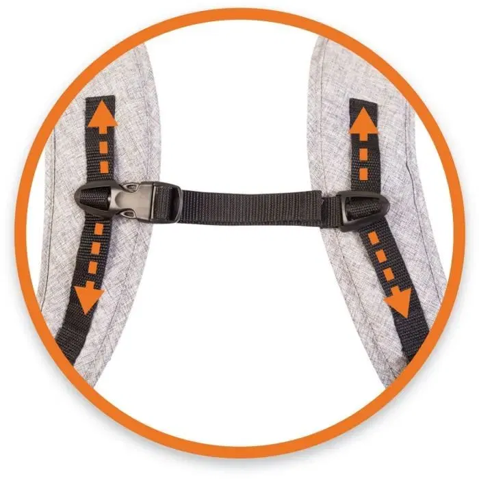 Dreambaby Oxford - Porte-bébé ergonomique 3-en-1 ajustable, pour nouveau-nés et enfants jusqu'à 15 kg, portage face intérieur, face extérieur ou sac à dos