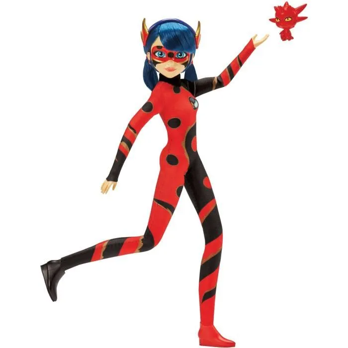 Bandai - Poupée Articulée Miraculous Ladybug Dragon Bug 26 cm avec Accessoires et Kwami