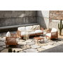 Home ESPRIT Canapé de jardin Terre cuite 222 x 74 x 70 cm