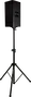 QUIKLOK Soporte Trípode Altavoz Amortiguación Aire Negro 98-152 cm