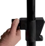 QUIKLOK Soporte Trípode Altavoz Amortiguación Aire Negro 98-152 cm