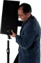 QUIKLOK Soporte Trípode Altavoz Amortiguación Aire Negro 98-152 cm