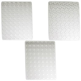 Lily Cook Lot de 3 Moules en Plastique Spirale, Étoile et Fleur