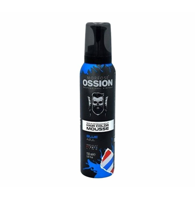Ossion Mousse Coloration Semi-Permanente Blue 150ml Ossion Mousse Coloration Semi-Permanente Blue 150ml