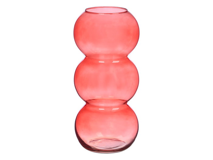 GIFTDECOR Vase en Cristal Triple Sphère 38cm Teja