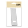 Edm Embellecedor pour recogedor PR06 blanc aluminium 65 x 223 x 6 mm