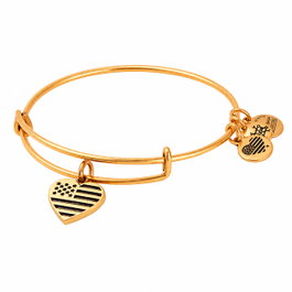 Alex And Ani Bracelet Doré avec Finition Vieillie