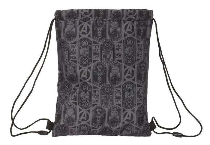 Sac à dos serré par des ficelles The Avengers Vendetta Noir 26 x 34 x 1 cm