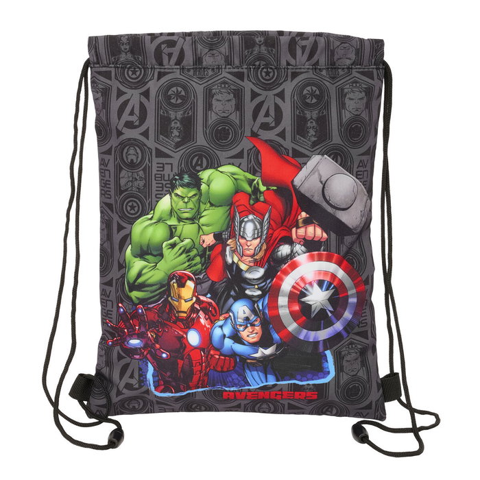 Sac à dos serré par des ficelles The Avengers Vendetta Noir 26 x 34 x 1 cm Sac à dos serré par des ficelles The Avengers Vendetta Noir 26 x 34 x 1 cm