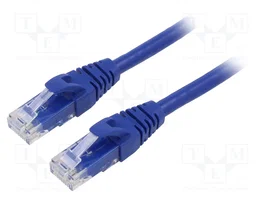 QOLTEC Câble Ethernet Cat 6 RJ45 U/UTP 2m Bleu
