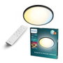 Philips Valen Plafonnier LED rond noir 32W 4100lm 2200-6500K réglable avec télécommande Ø541x28cm