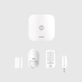 Yale Kit Alarmes Intelligente Connectée Sécurité Maison avec Centrale, Clavier, Détecteur Intérieur, Détecteur d'Ouverture, Porte-clés, Contrôle Smartphone