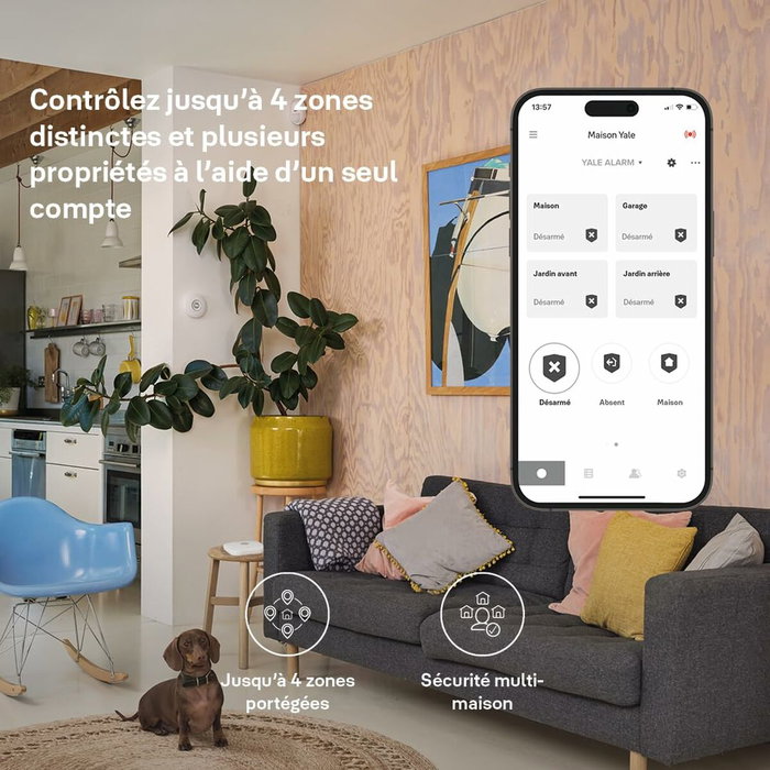 Yale Kit de sécurité pour la maison AL-SK1-1A-EU