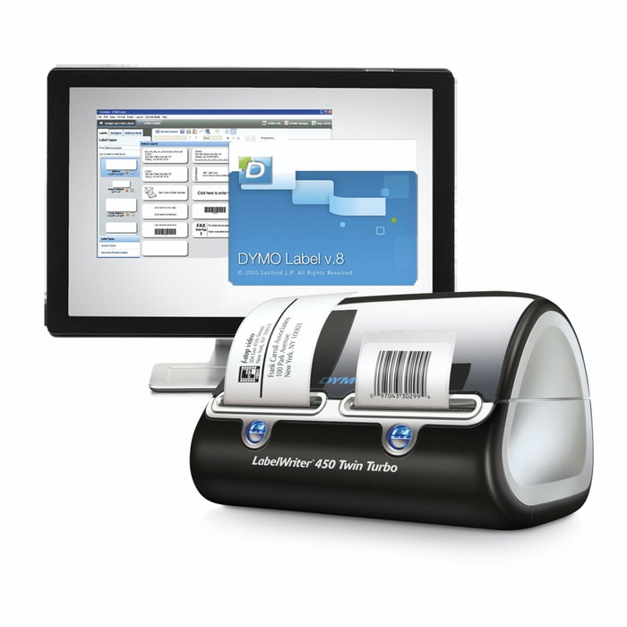 Dymo LabelWriter 450 Twin Turbo S0838870 Noir et Argent