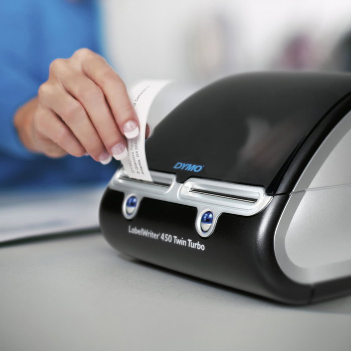 Dymo LabelWriter 450 Twin Turbo S0838870 Noir et Argent