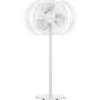 Sencor SFN 4060WH Ventilateur sur pied oscillant, diamètre 40 cm, hauteur réglable 96-130 cm, 3 vitesses, 50 W, blanc