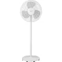 Sencor SFN 4060WH Ventilateur sur pied oscillant, diamètre 40 cm, hauteur réglable 96-130 cm, 3 vitesses, 50 W, blanc