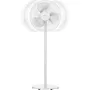 Sencor SFN 4060WH Ventilateur sur pied oscillant, diamètre 40 cm, hauteur réglable 96-130 cm, 3 vitesses, 50 W, blanc