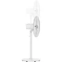 Sencor SFN 4060WH Ventilateur sur pied oscillant, diamètre 40 cm, hauteur réglable 96-130 cm, 3 vitesses, 50 W, blanc