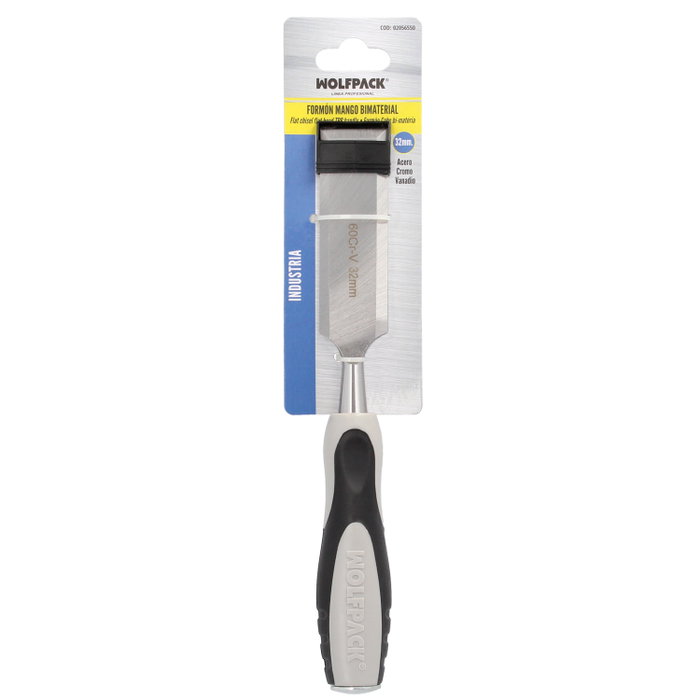 WOLFPACK LINEA PROFESIONAL Ciseau à bois Maurer manche bi-matière 30 mm