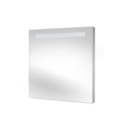 Emuca Miroir de salle de bain Pegasus avec éclairage frontal LED 600 x 700 mm