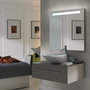 Emuca Miroir de salle de bain Pegasus avec éclairage frontal LED 600 x 700 mm