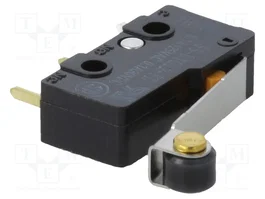 Aratas (Formerly Omron Components) Microcommutateur SNAP ACTION SPDT ON-(ON) avec levier à rouleau