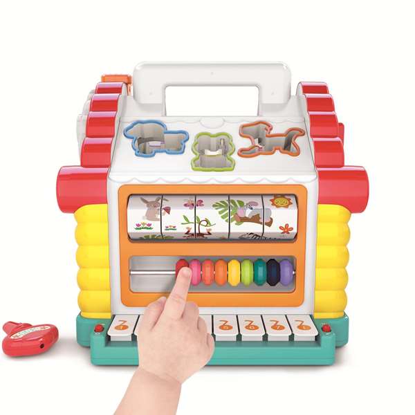 Hola Maison de blocs et d'activités avec lumières et sons