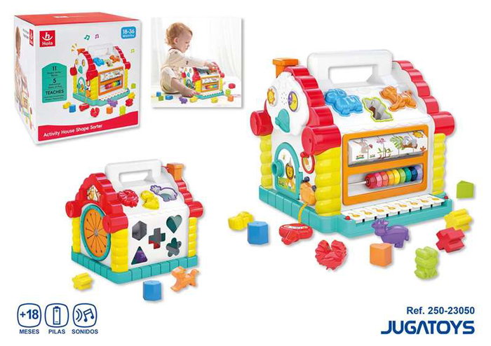 Hola Maison de blocs et d'activités avec lumières et sons
