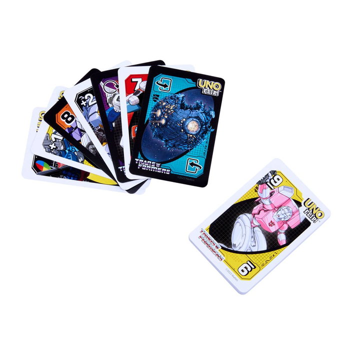 Mattel Transformers jeu de cartes UNO Flip! Mattel Transformers jeu de cartes UNO Flip!