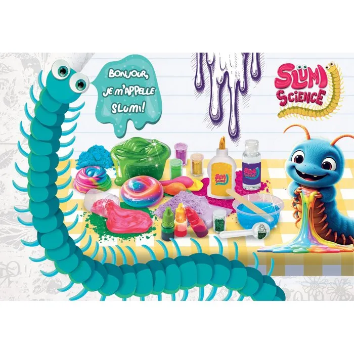 Lisciani Giochi Slumi Science 100 Slimes - Coffret scientifique créatif Lisciani Giochi Slumi Science 100 Slimes - Coffret scientifique créatif