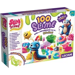 Lisciani Giochi Slumi Science 100 Slimes - Coffret scientifique créatif