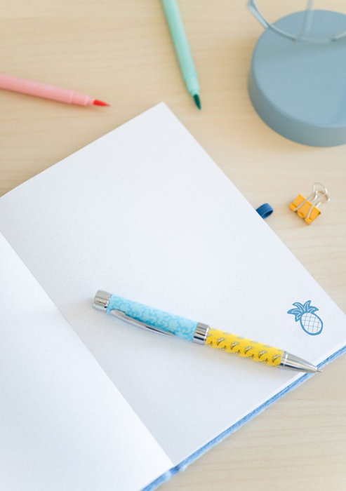 Stitch carnet de notes peluche A5 Premium avec un stylo Tropical Stitch carnet de notes peluche A5 Premium avec un stylo Tropical