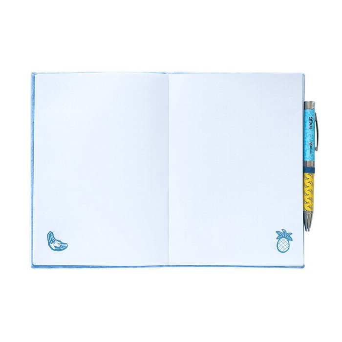 Grupo Erik Carnet de notes Stitch Disney A5 en peluche avec stylo projecteur Grupo Erik Carnet de notes Stitch Disney A5 en peluche avec stylo projecteur