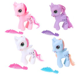 HTI Figurine Unicornio Style & Go avec Mèche et Peigne - Stylez sa Crinière - 4 Couleurs Disponibles - Jouet pour Enfants dès 3 Ans