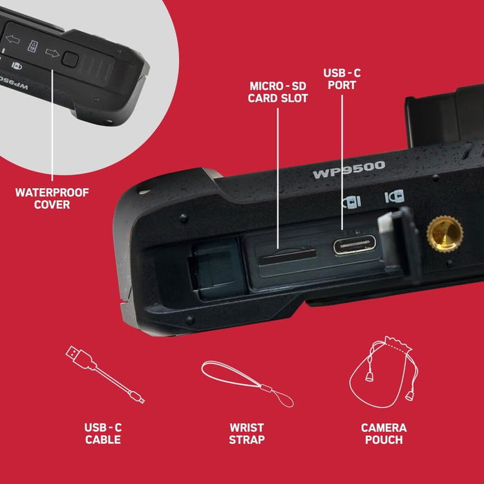 Appareil Photo Numérique pour Enfants Agfa WP9500BK