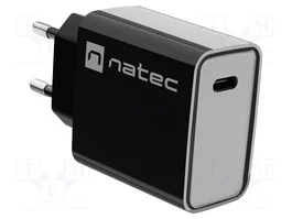 NATEC Chargeur USB Ribera NUC-2060 USB C 20W noir