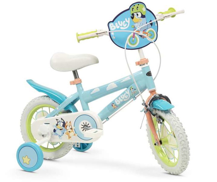 Toimsa Bicicleta Bluey 12" - Vélo enfant pour 3 à 5 ans - Instructions en espagnol