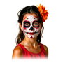 ALPINO Set de Maquillage de Catrina DL000695 - Maquillage de Fête et Caractérisation avec Faux Sang pour Enfants 3 ans+ (Espagnol)