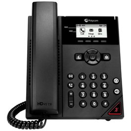 Poly Téléphone IP d'entreprise 2 lignes VVX 150 avec écran LCD 6.35 cm (2.5"), audio HD, 2 ports Fast Ethernet RJ-45