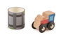 Hape - Mini Tren con vía - Mini Train avec Voie en Bois - Jouet d'éveil - À Partir de 2 Ans